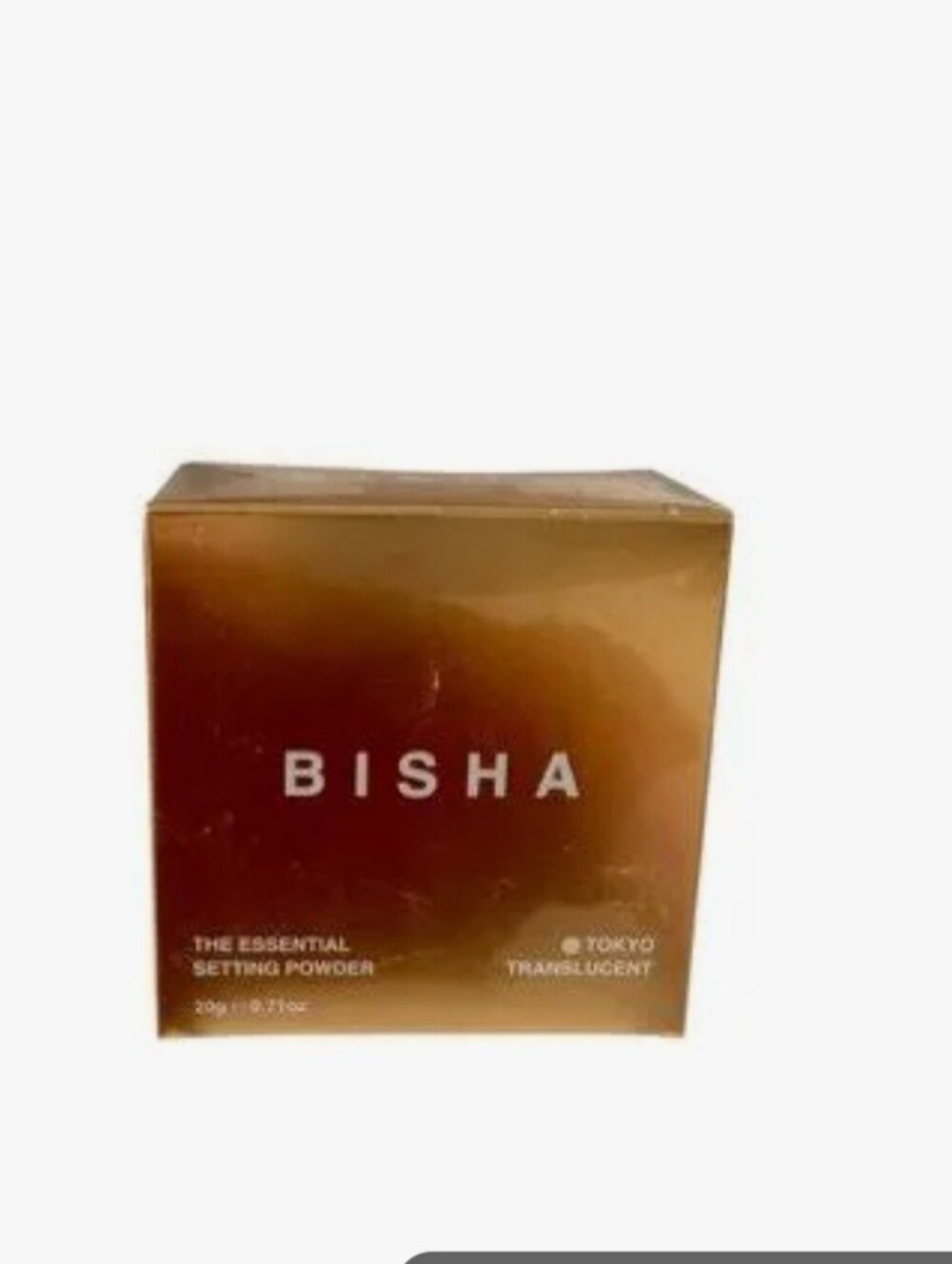 ISH Bisha Translucent Setting Powder in Rose Gold Packaging